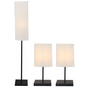 Floor Lamp Home ESPRIT Brown (3 Pieces)