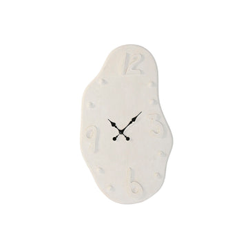 Wall Clock Home ESPRIT White MDF Wood Scandi 60 x 4 x 100 cm