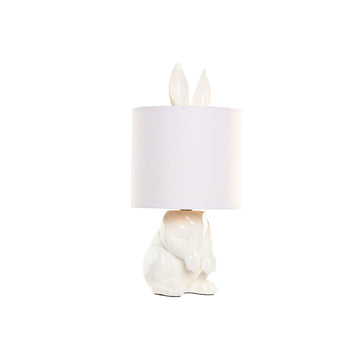 Desk lamp Home ESPRIT White Golden 50 W 220 V