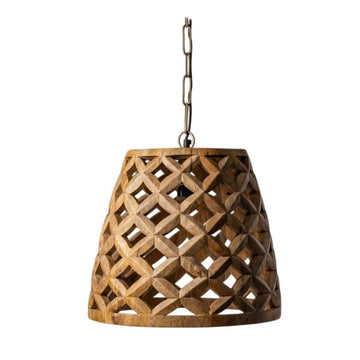 Ceiling Light Home ESPRIT Mango wood 41 x 41 x 40 cm