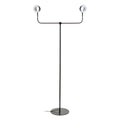 Floor Lamp 70 x 70 x 154 cm Black Steel