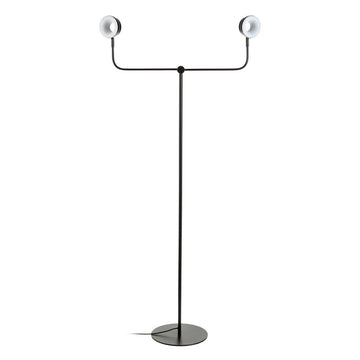 Floor Lamp 70 x 70 x 154 cm Black Steel