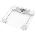 Digital Bathroom Scales EDM 07520 Black Transparent Crystal 180 kg