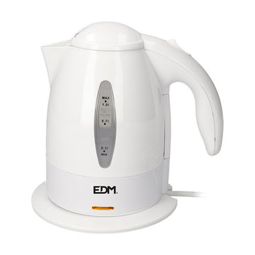 Kettle EDM 07655 White polypropylene 2200 W 1 L