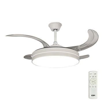 Ceiling Fan with Light EDM 33831 Ross White 36 W 4100 Lm