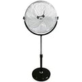 Freestanding Fan EDM 33939 Black Silver 120 W industrial