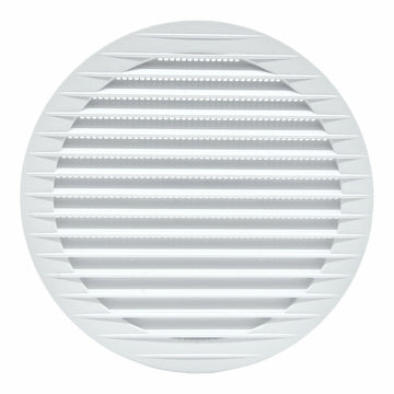 Ventilation grille EDM 87721 White Ø 15 cm