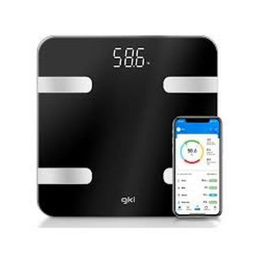 Digital Bathroom Scales Grunkel FITBLUE300BLACK Bluetooth