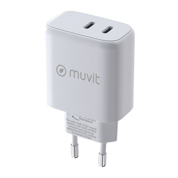 Wall Charger Muvit for Change HC-175 White 20 W 45 W