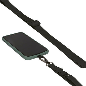 Mobile Phone Lanyard KSIX Black Universal