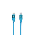 Data / Charger Cable with USB Contact LIGHTING Type C Blue (1,5 m)