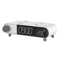 Alarm Clock with Wireless Charger KSIX Retro White 10 W