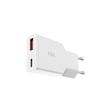 Wall Charger KSIX White 30 W