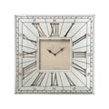 Wall Clock Alexandra House Living Grey Silver Crystal 49 x 49 x 4 cm