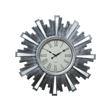 Wall Clock Alexandra House Living Grey Silver Resin Plastic 57 x 4 x 57 cm