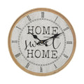 Wall Clock Alexandra House Living Multicolour Wood 34 x 4 x 34 cm