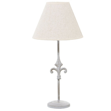 Desk lamp Alexandra House Living White Metal 40 W 23 x 48 x 23 cm