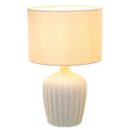 Desk lamp Alexandra House Living Beige Multicolour Ceramic 40 W 28 x 47 x 28 cm