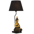 Desk lamp Alexandra House Living Black Plastic 40 W 28 x 60 x 28 cm Buddha