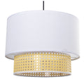 Ceiling Light Alexandra House Living White Multicolour wicker 40 W 40 x 30 x 40 cm