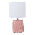 Desk lamp Alexandra House Living Pink Ceramic 40 W 17 x 30 x 17 cm