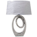 Desk lamp Alexandra House Living Silver Ceramic 40 W 38 x 57 x 24 cm