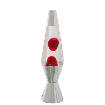 Lava Lamp Alexandra House Living Red Metal 9 x 37 x 9 cm