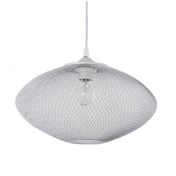 Ceiling Light Alexandra House Living White Metal 40 W 38 x 25 x 38 cm