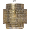 Ceiling Light Alexandra House Living Gold Golden Metal 60 W 39 x 39 x 39 cm