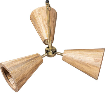 Ceiling Light Alexandra House Living Wood 106 x 92 x 31 cm