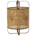 Ceiling Light Alexandra House Living Brown Natural Rattan Natural Fibre 60 W 43 x 134 x 43 cm