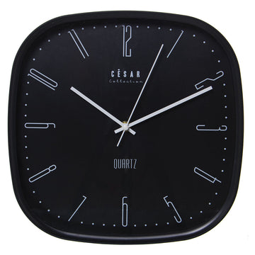 Wall Clock Alexandra House Living Black Acrylic Plastic 30 x 30 x 4 cm