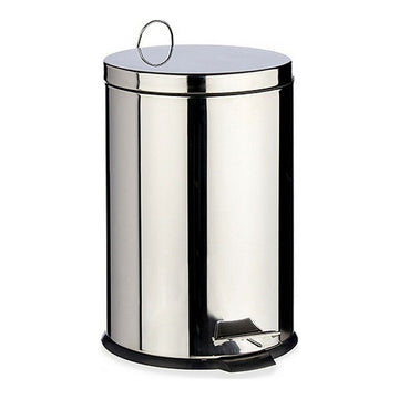Rubbish bin Berilo Silver Stainless steel Steel Plastic 20 L