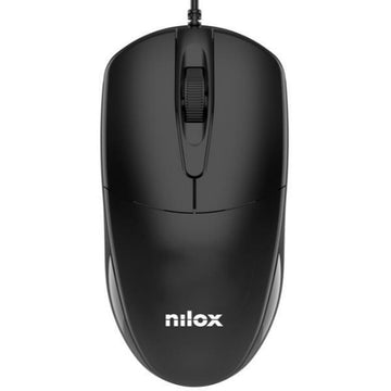 Mouse Nilox MOUSB1012 Black 1200 DPI