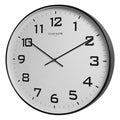 Wall Clock Timemark Black 50 x 50 cm