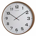 Wall Clock Timemark Brown Wood 50 x 50 cm