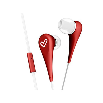 Headphones with Microphone Energy Sistem 446001 Red White