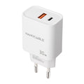 Wall Charger NANOCABLE White 30 W