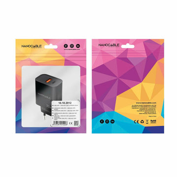 Wall Charger NANOCABLE 10.10.2012 Black 30 W
