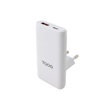 Wall Charger TooQ TQWC-GANSL65W1A1C White 65 W