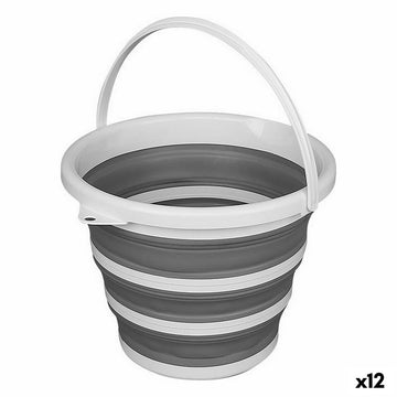 Bucket with Handle Confortime 10 L 34 x 33 x 25 cm (12 Units)