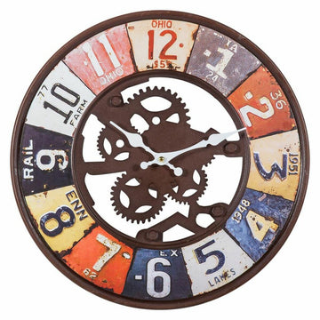 Wall Clock Alexandra House Living MDF Wood 39 x 2 x 39 cm