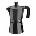 Italian Coffee Pot Monix Braisogona_M640006 Black Aluminium 6 Cups