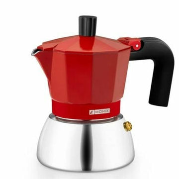 Italian Coffee Pot Monix M863109 Red 470 ml