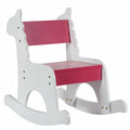 Rocking chair Alexandra House Living White Red MDF Wood 33 x 55 x 51,5 cm Children's Giraffe