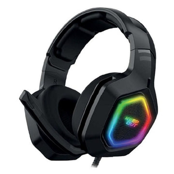 Gaming Earpiece with Microphone KEEP OUT HX901 LED RGB PS4/PC