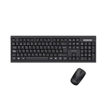 Keyboard and Mouse approx! MX410 Black Spanish Spanish Qwerty (2 Units)
