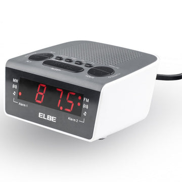 Clock-Radio ELBE CR-932 AM/FM White