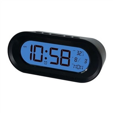 Clock-Radio ELBE Black Thermometer