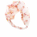 Elastic hairband Inca  Pink Flowers